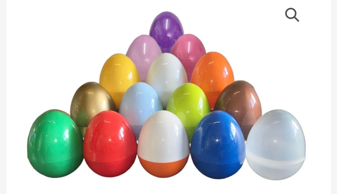 Personalised Easter extra large fillable eggs!