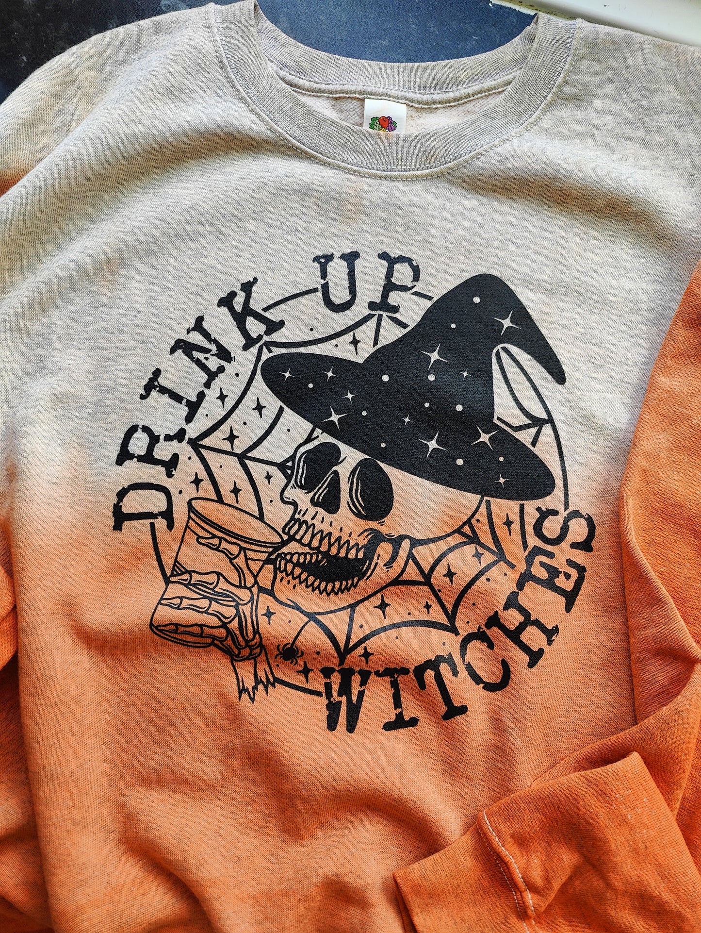 Ombré Drink up witches jumper