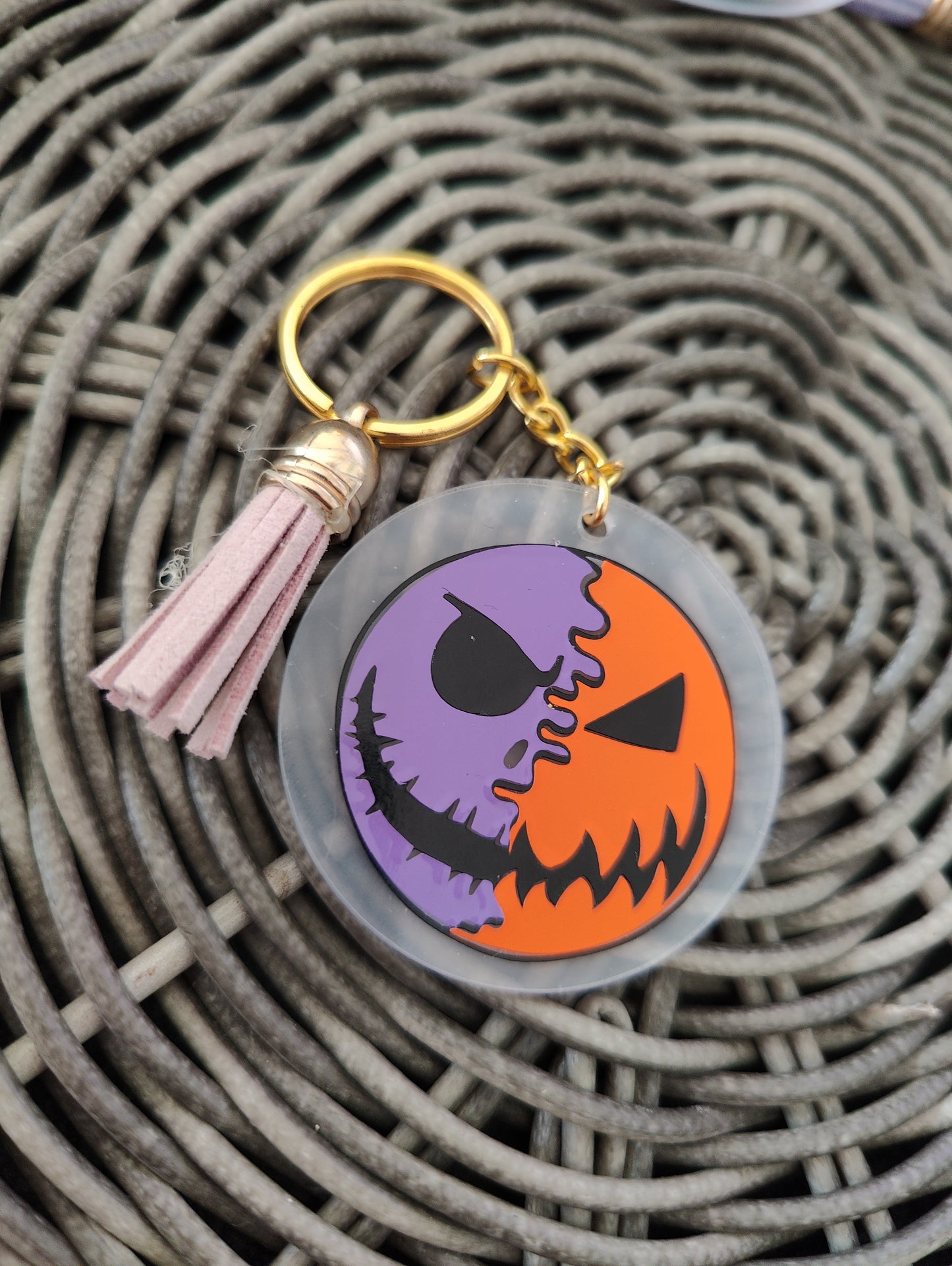 Spooky acrylic keyrings