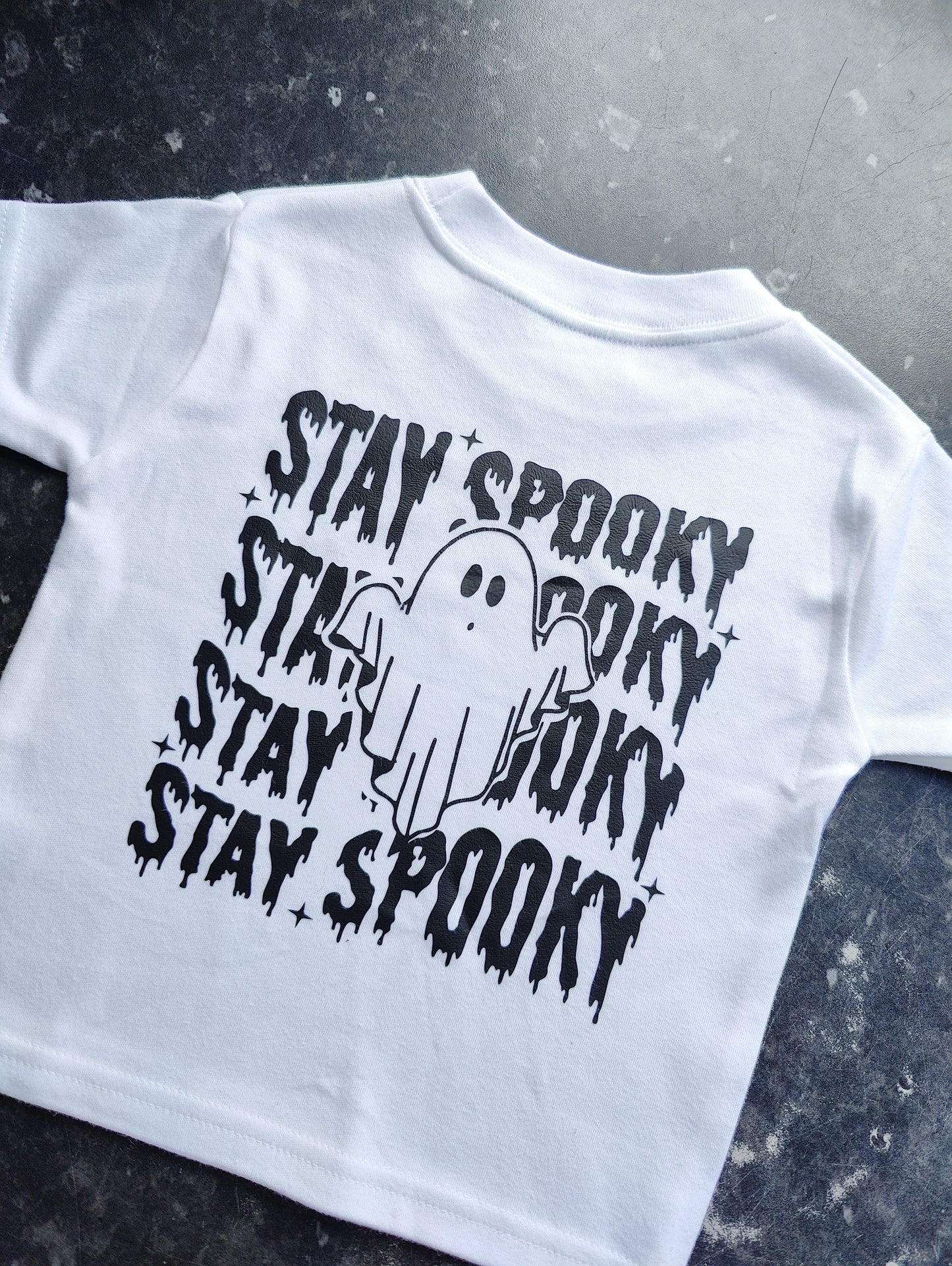 Stay spooky childrens t-shirt